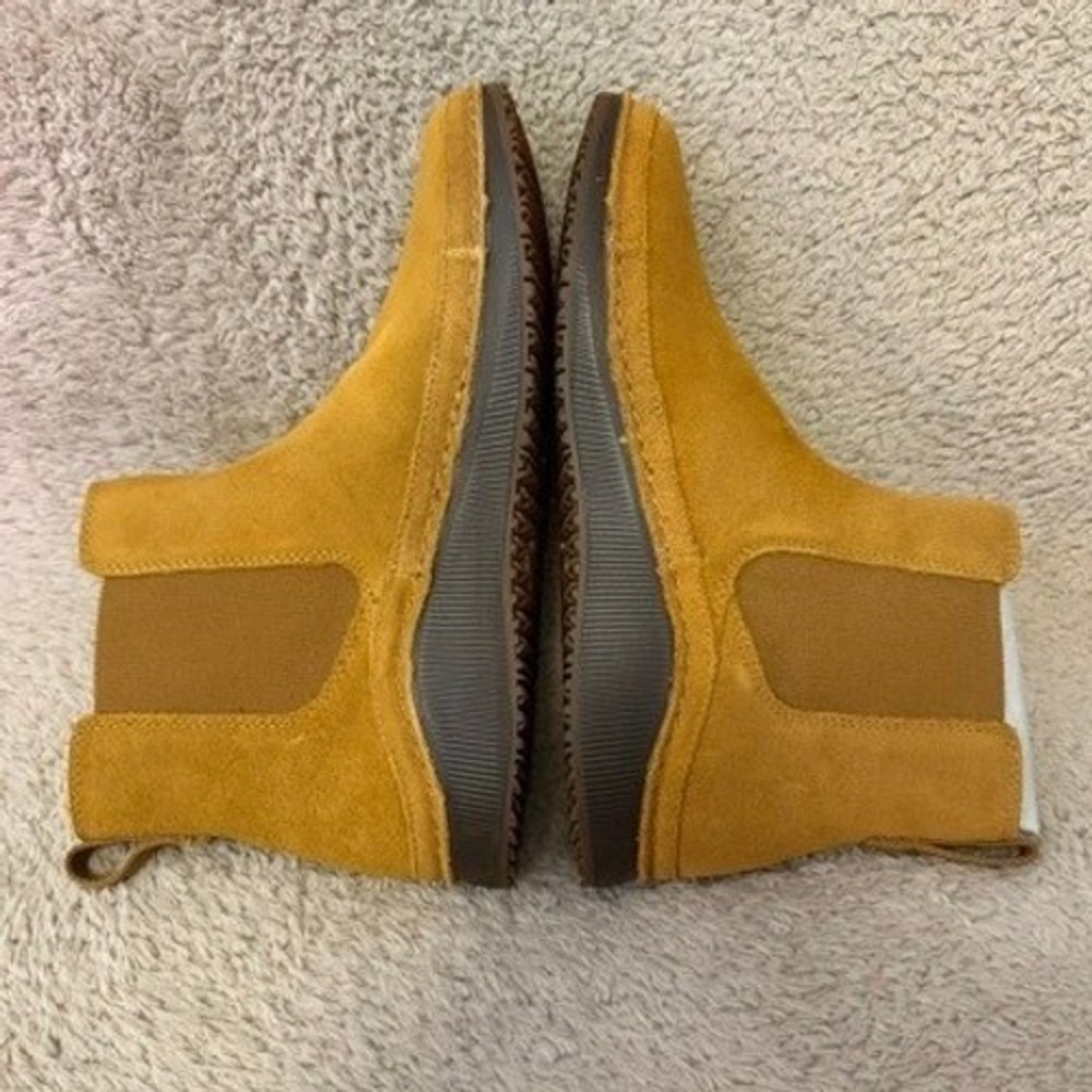 Chaco Paonia Chelsea Boots Womens 8 Caramel Brown Suede Waterproof JCH109288 - Picture 5 of 8